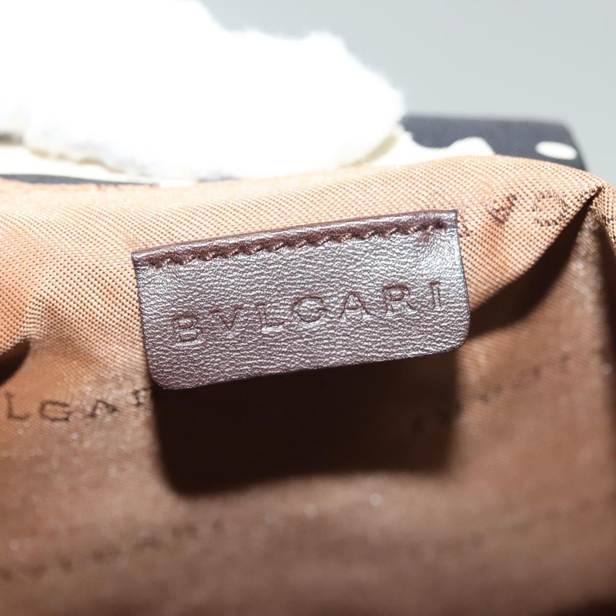 Bvlgari Handbag Canvas, BEIGE, CANVAS, Handbag