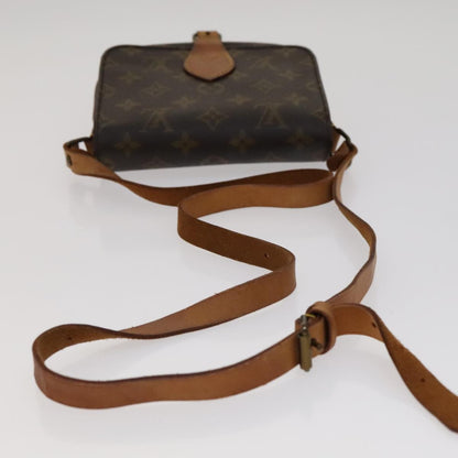 Louis Vuitton Cartouchiere Handbag Monogram Canvas, BROWN, CANVAS, Handbag