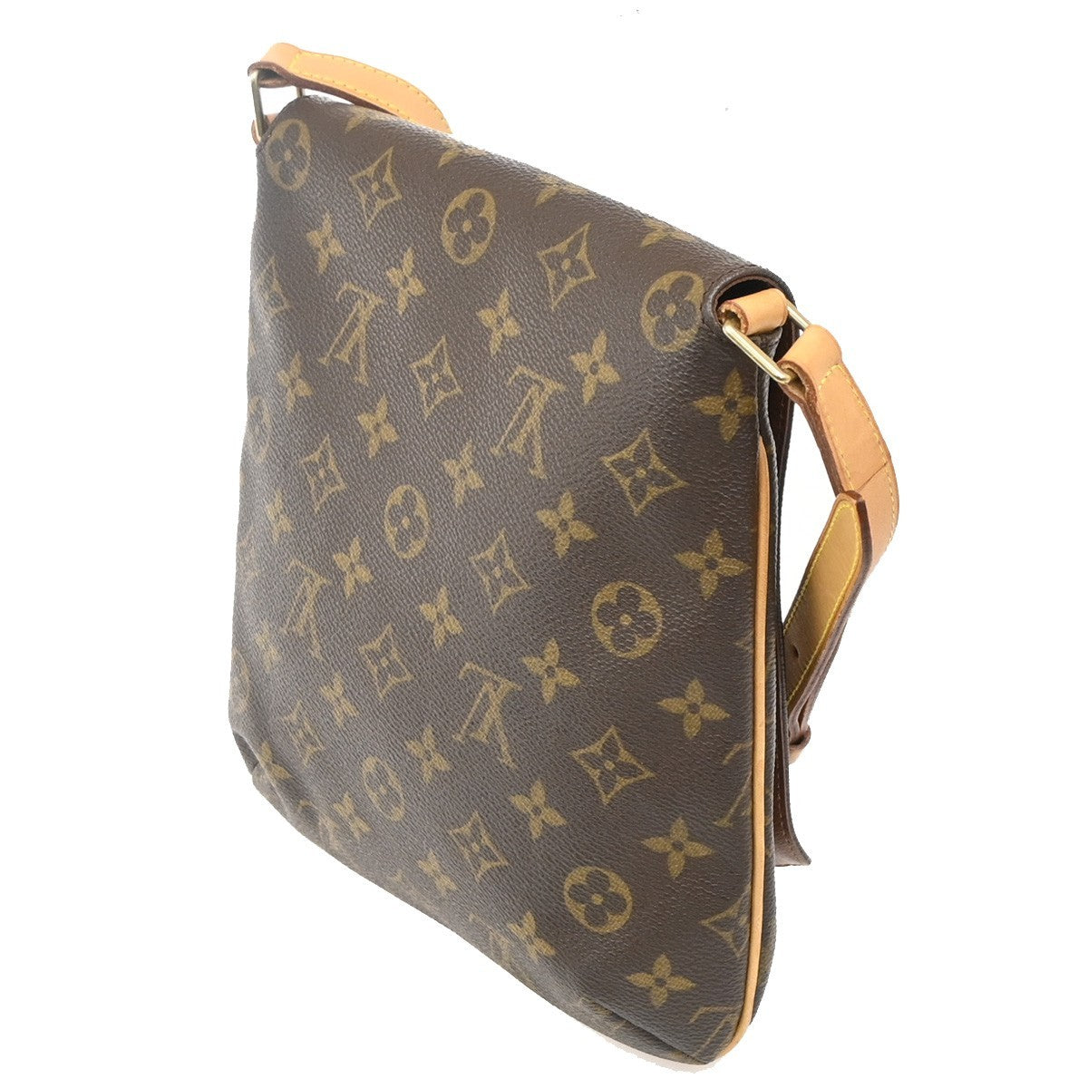 Louis Vuitton Musette Salsa Handbag Monogram Canvas, Brown, Leather, Shoulder Bag