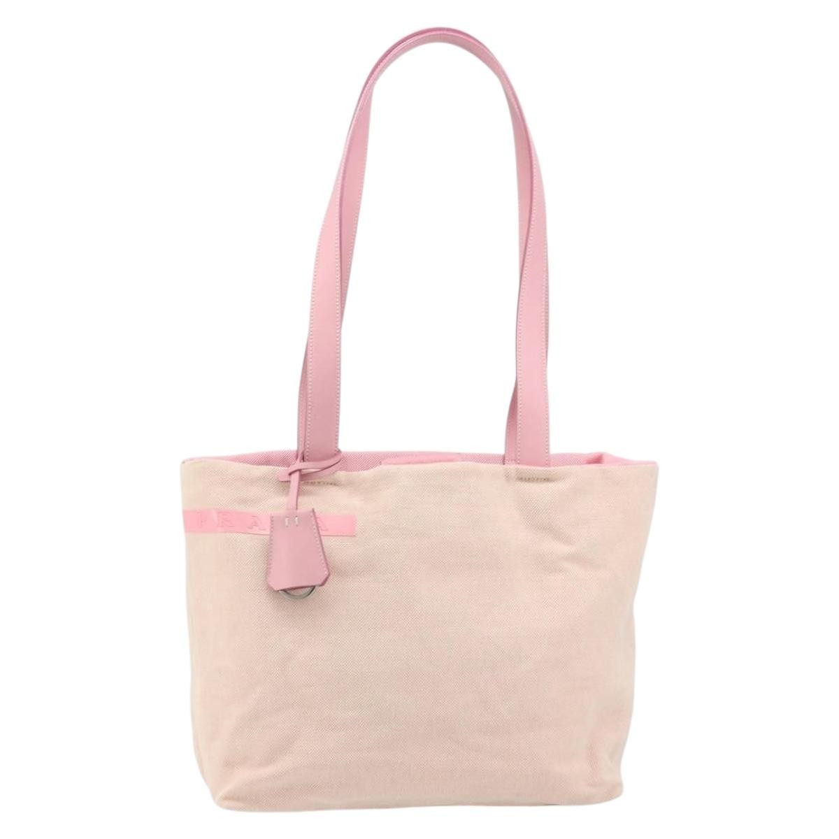 Prada Sport Tote bag Canvas, PINK, CANVAS, Tote bag