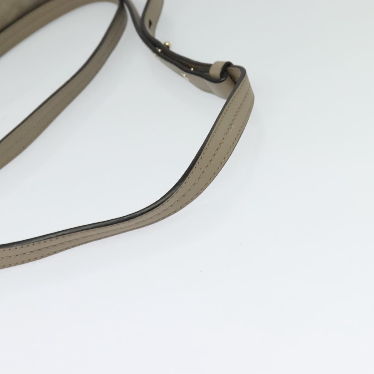 Chloe Faye Shoulder Bag Leather and Suede, BEIGE, LEATHER, Shoulder bag