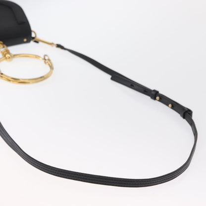 Chloe Nile Crossbody Bag Leather, BLACK, LEATHER, Handbag