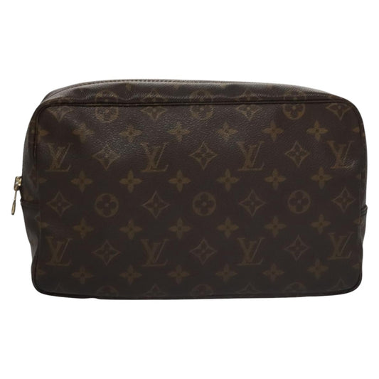 Louis Vuitton Trousse Toiletry Pouch Monogram Canvas, BROWN, CANVAS, Toiletry Case