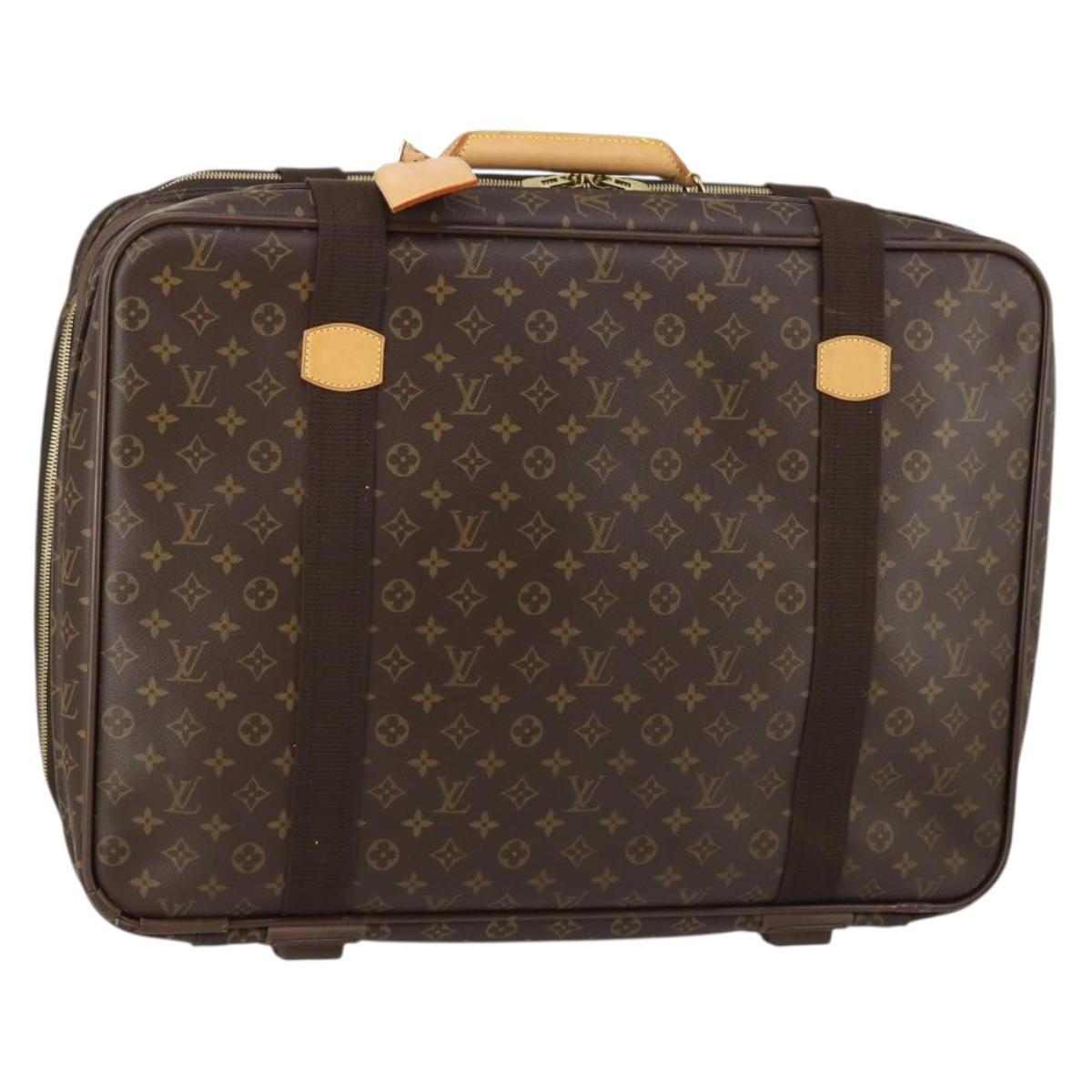 Louis Vuitton Satellite Travel Bag Monogram Canvas, BROWN, CANVAS, Travel bag