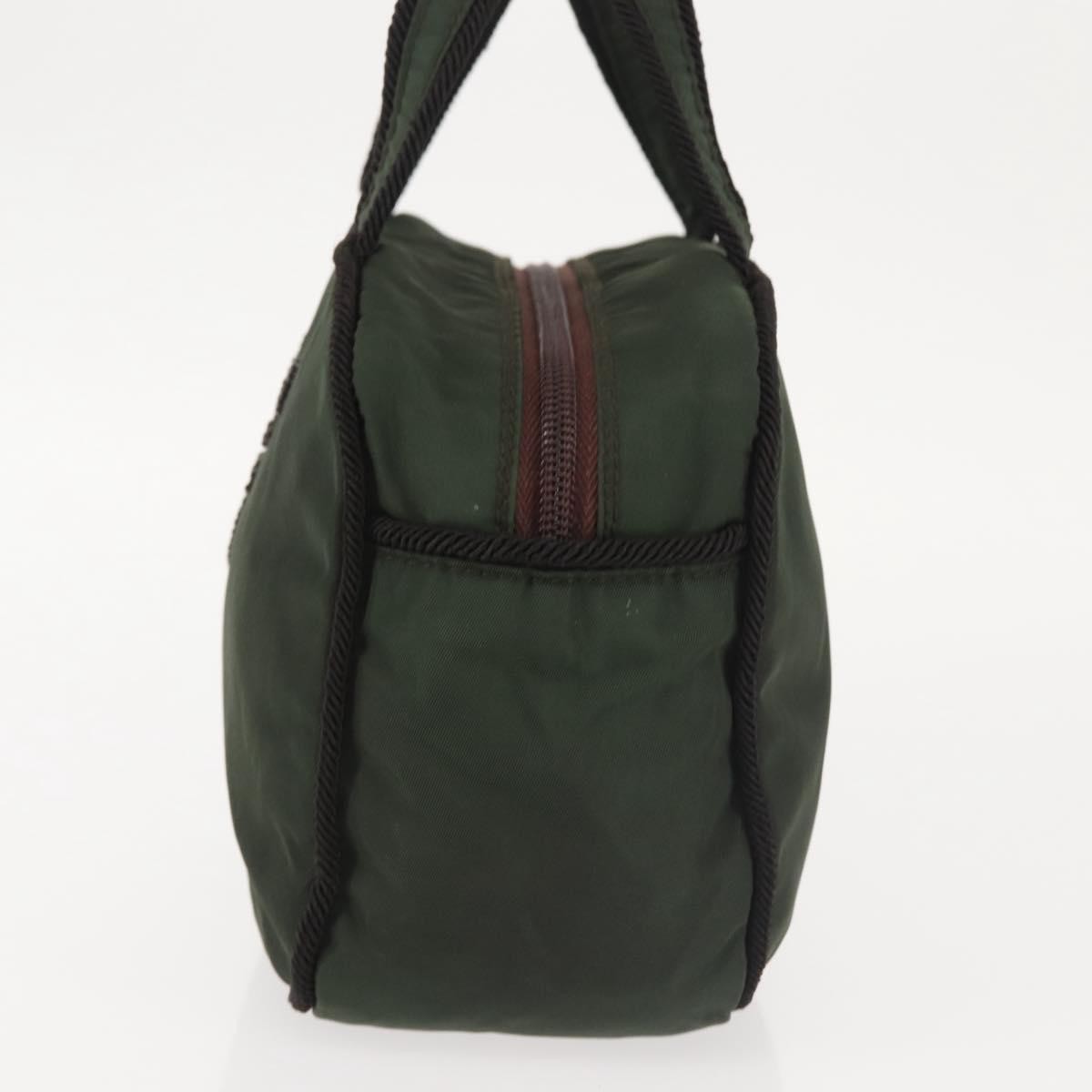 Prada Vintage Handbag Tessuto, Khaki, Nylon, Handbag