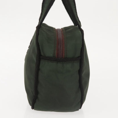 Prada Vintage Handbag Tessuto, Khaki, Nylon, Handbag