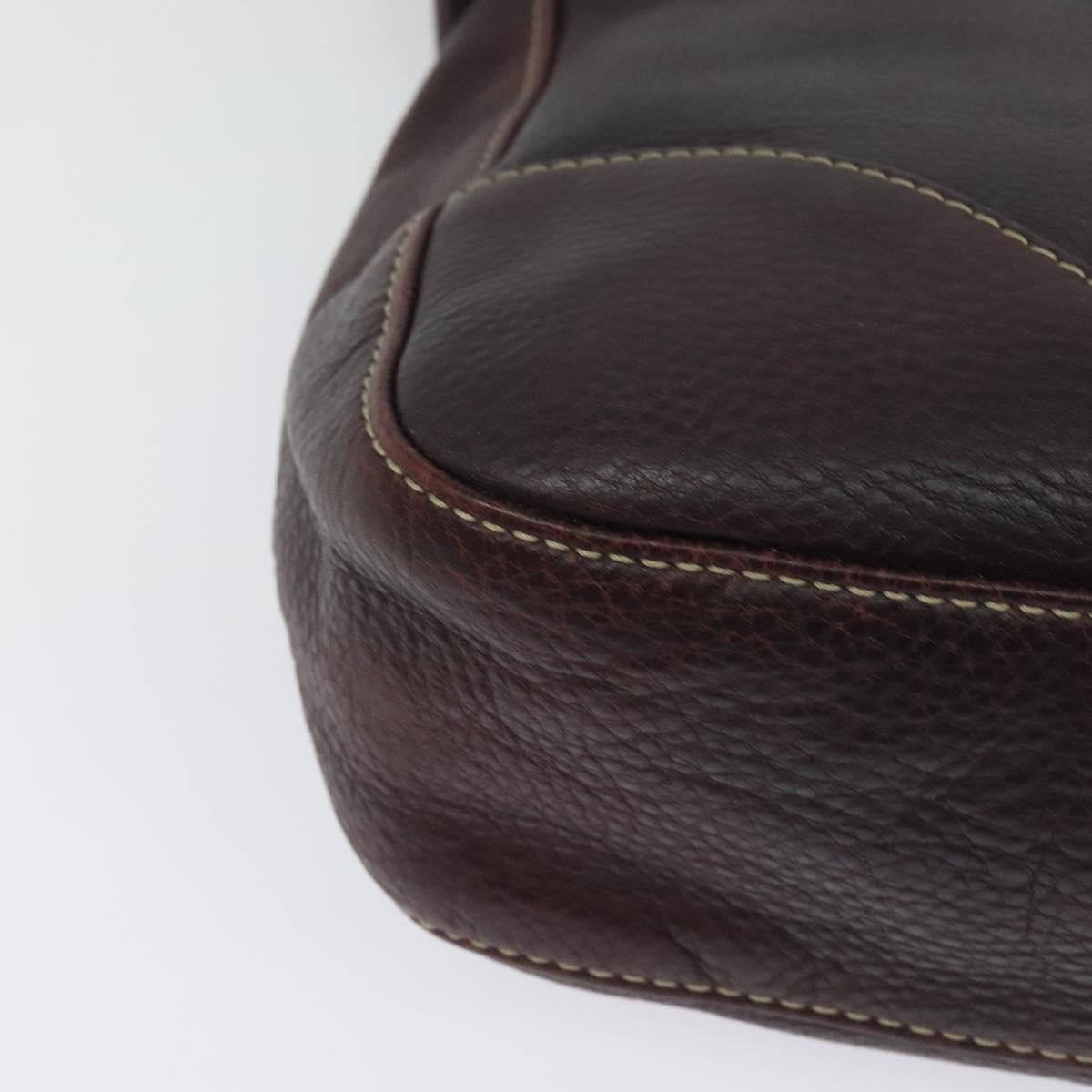 Gucci Charlotte Shoulder Bag Leather, BURGUNDY, LEATHER, Shoulder bag