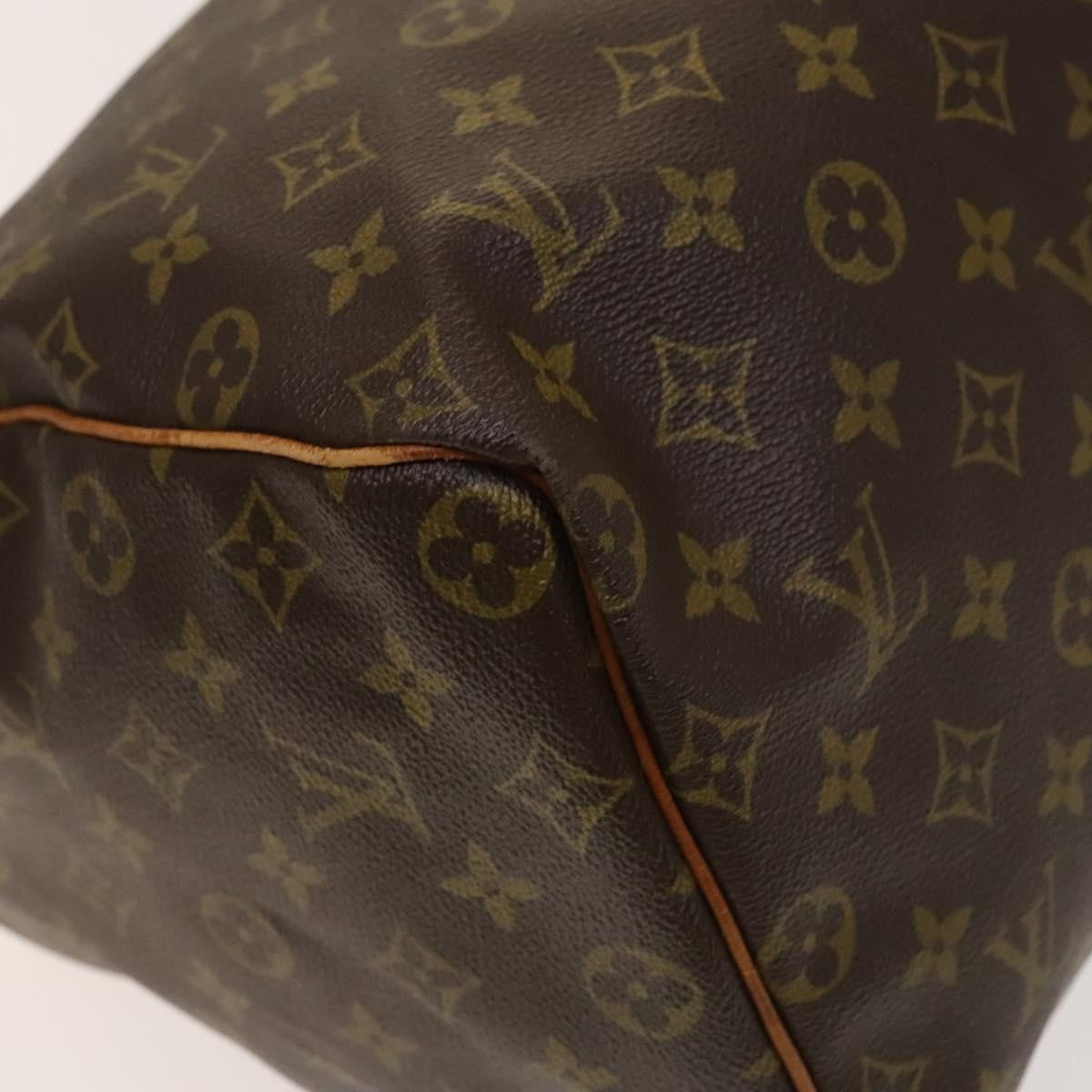 Louis Vuitton Speedy Handbag Monogram Canvas, BROWN, CANVAS, Handbag