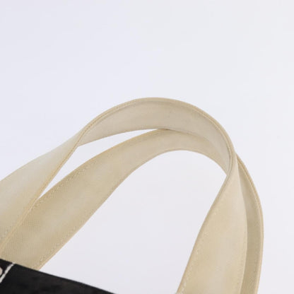 Chanel Chocolate Bar CC Logo Tote Canvas, BLACK, CANVAS, Tote bag