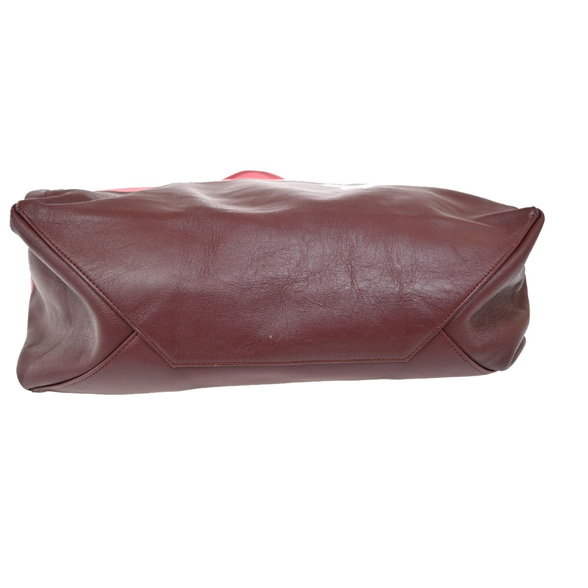 Celine Horizontal Bi-Cabas Tote Leather, PINK, LEATHER, Handbag