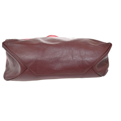 Celine Horizontal Bi-Cabas Tote Leather, PINK, LEATHER, Handbag