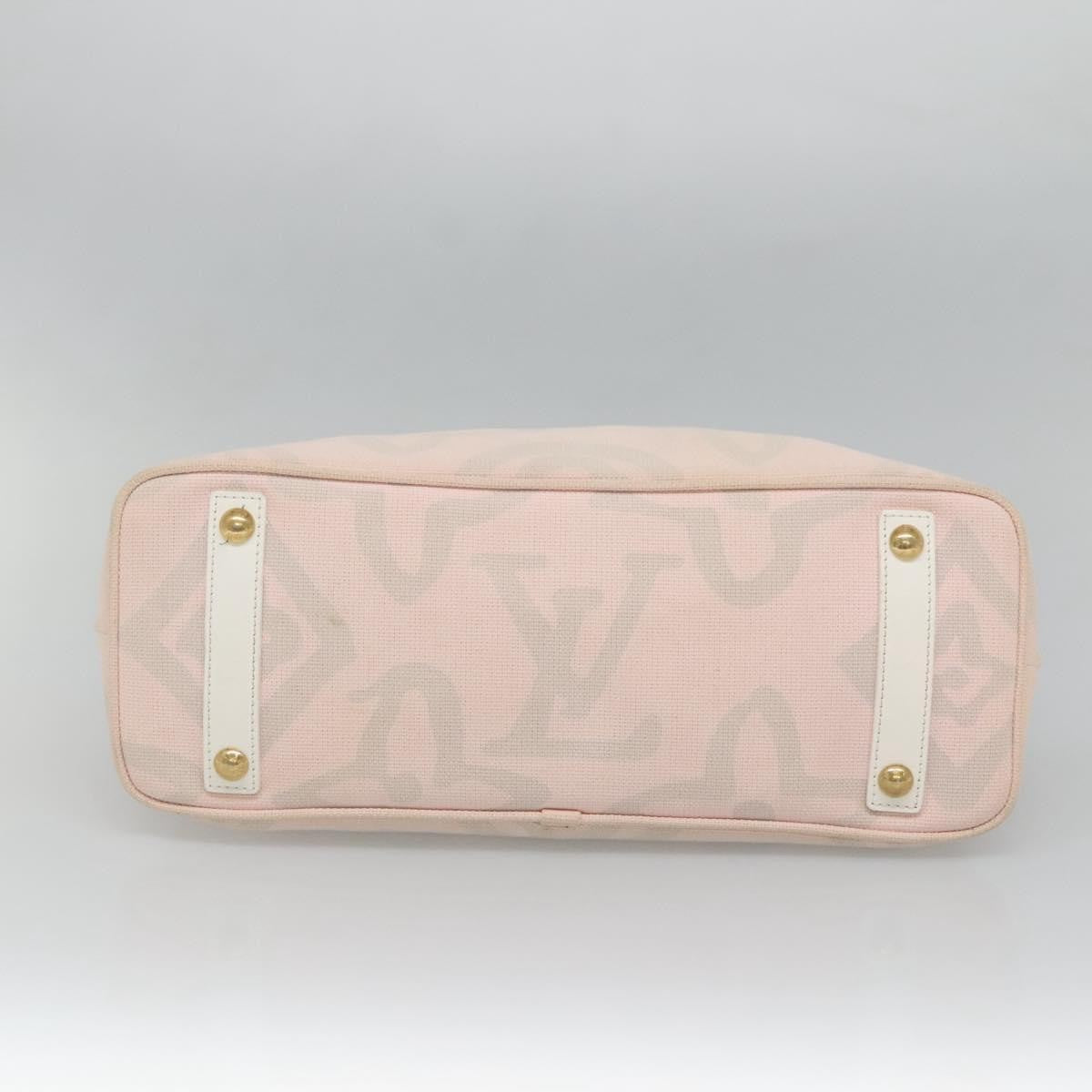Louis Vuitton Tahitienne Cabas Canvas, PINK, CANVAS, Tote bag