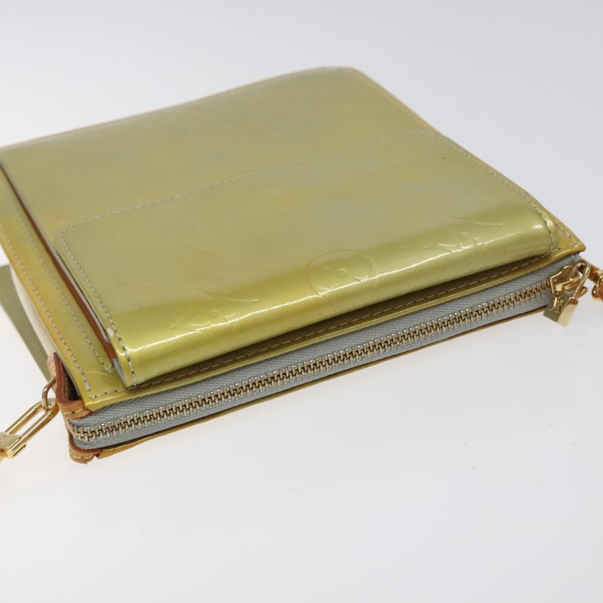 Louis Vuitton Mott Handbag Monogram Vernis, BEIGE, PATENT_LEATHER, Clutche & pouche