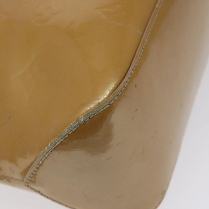 Louis Vuitton Brentwood Handbag Monogram Vernis, BEIGE, PATENT_LEATHER, Shoulder bag
