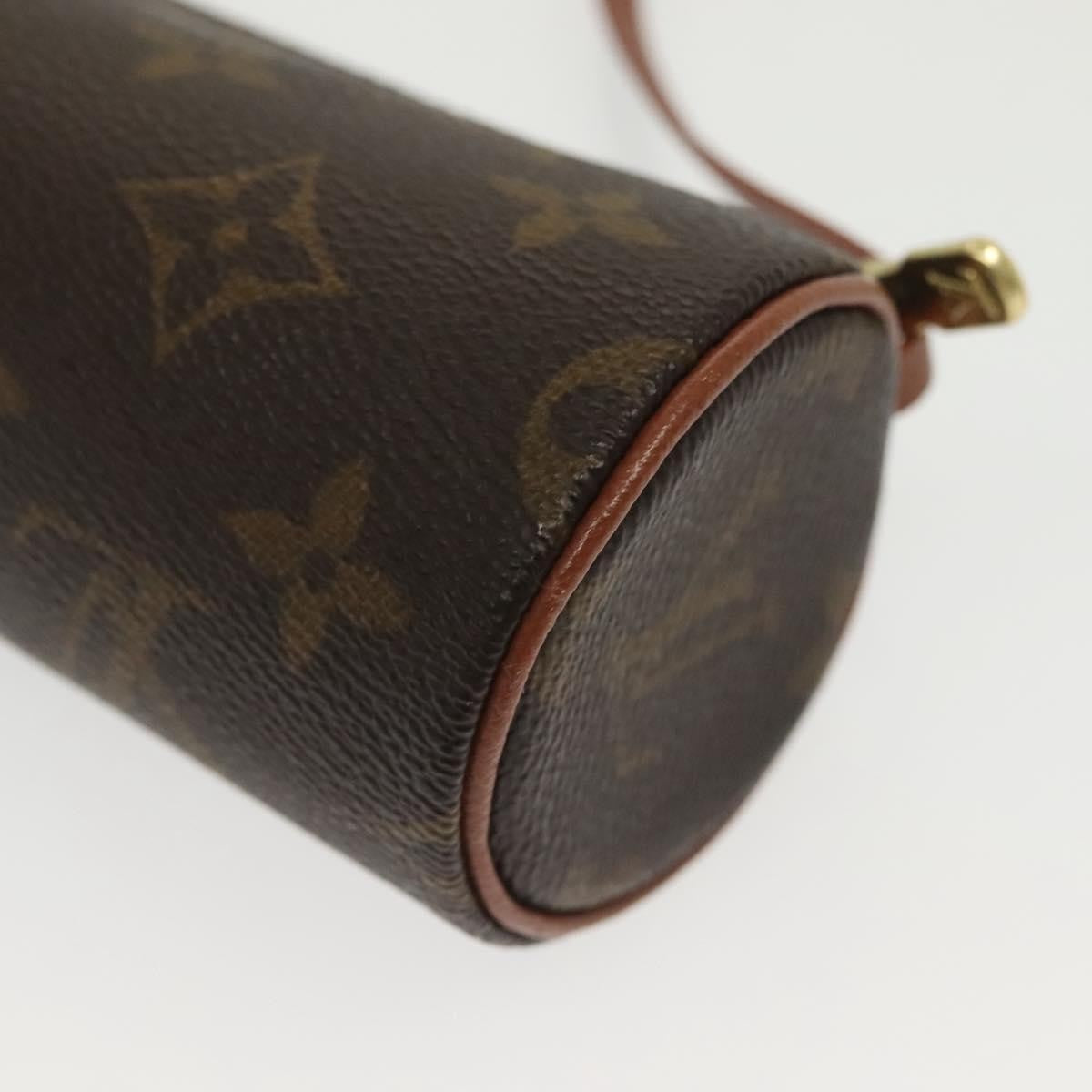Louis Vuitton Papillon Pochette Monogram Canvas, BROWN, CANVAS, Handbag