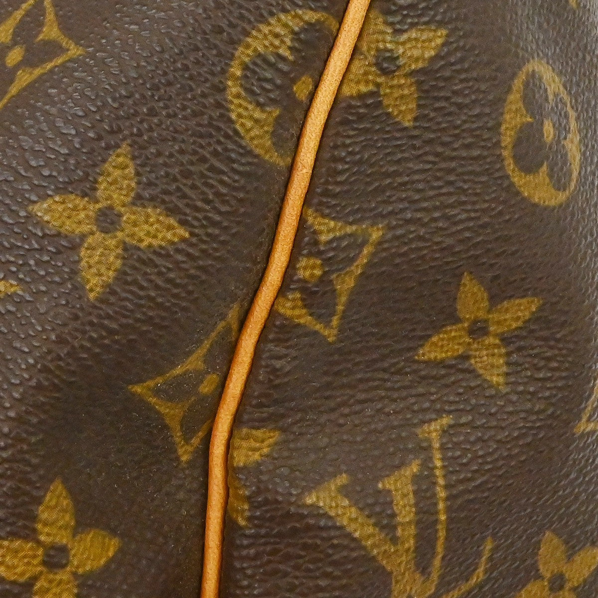 Louis Vuitton Keepall Bag Monogram Canvas, Brown, Canvas, Travel Bag