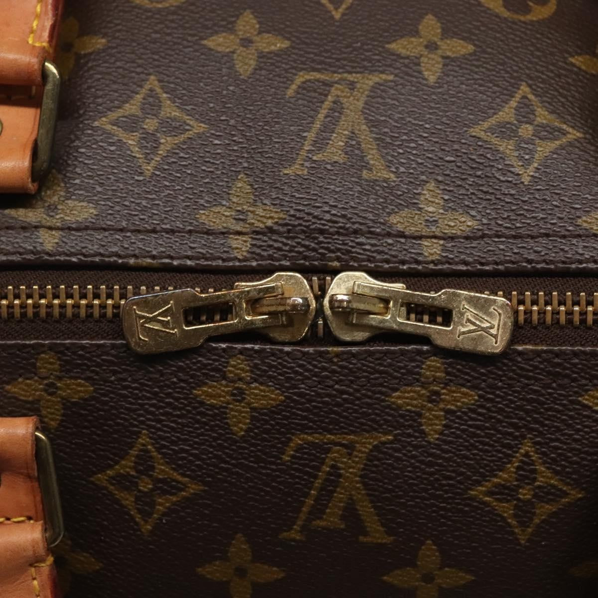 Louis Vuitton Keepall Bag Monogram Canvas, BROWN, CANVAS, Travel bag