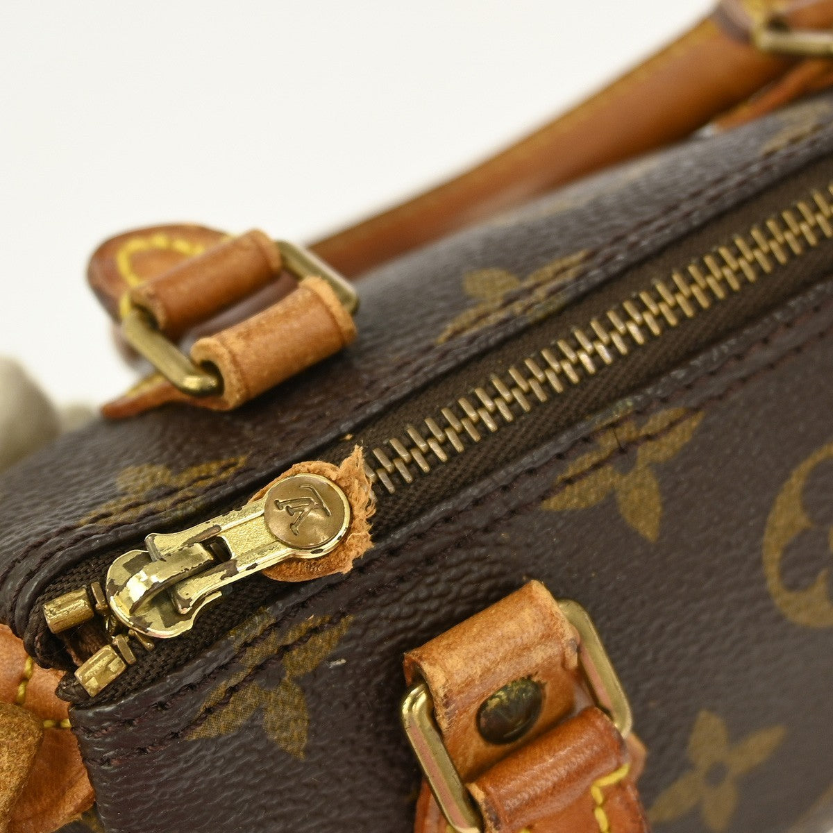Louis Vuitton Speedy Mini HL Handbag Monogram Canvas, BROWN, CANVAS, Handbag