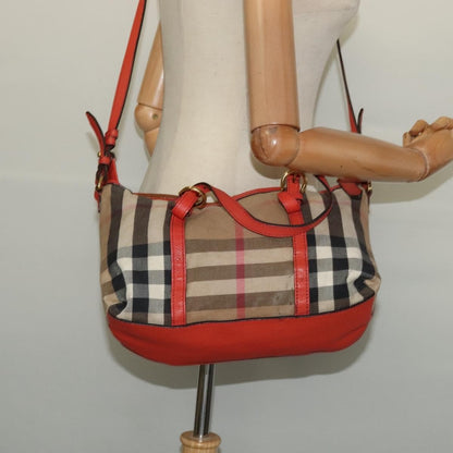 Burberry Bridle House Salisbury Tote Nova Check Canvas, BEIGE, CANVAS, Tote bag