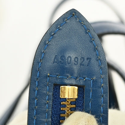 Louis Vuitton Saint Jacques Handbag Epi Leather, BLUE, LEATHER, Tote bag