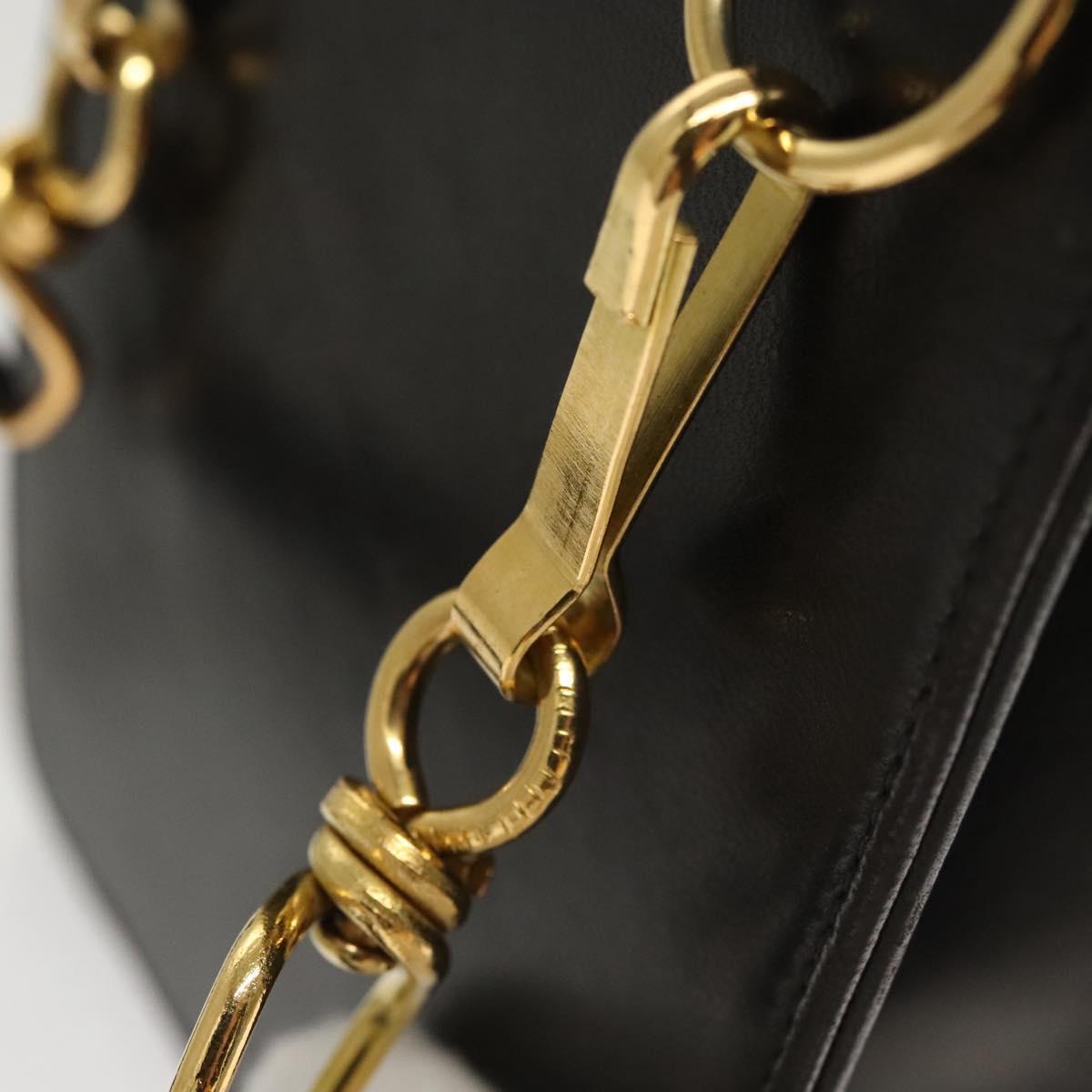 Chanel Vintage Button Waist Bag Quilted Lambskin, BEIGE, LEATHER, Clutche & pouche