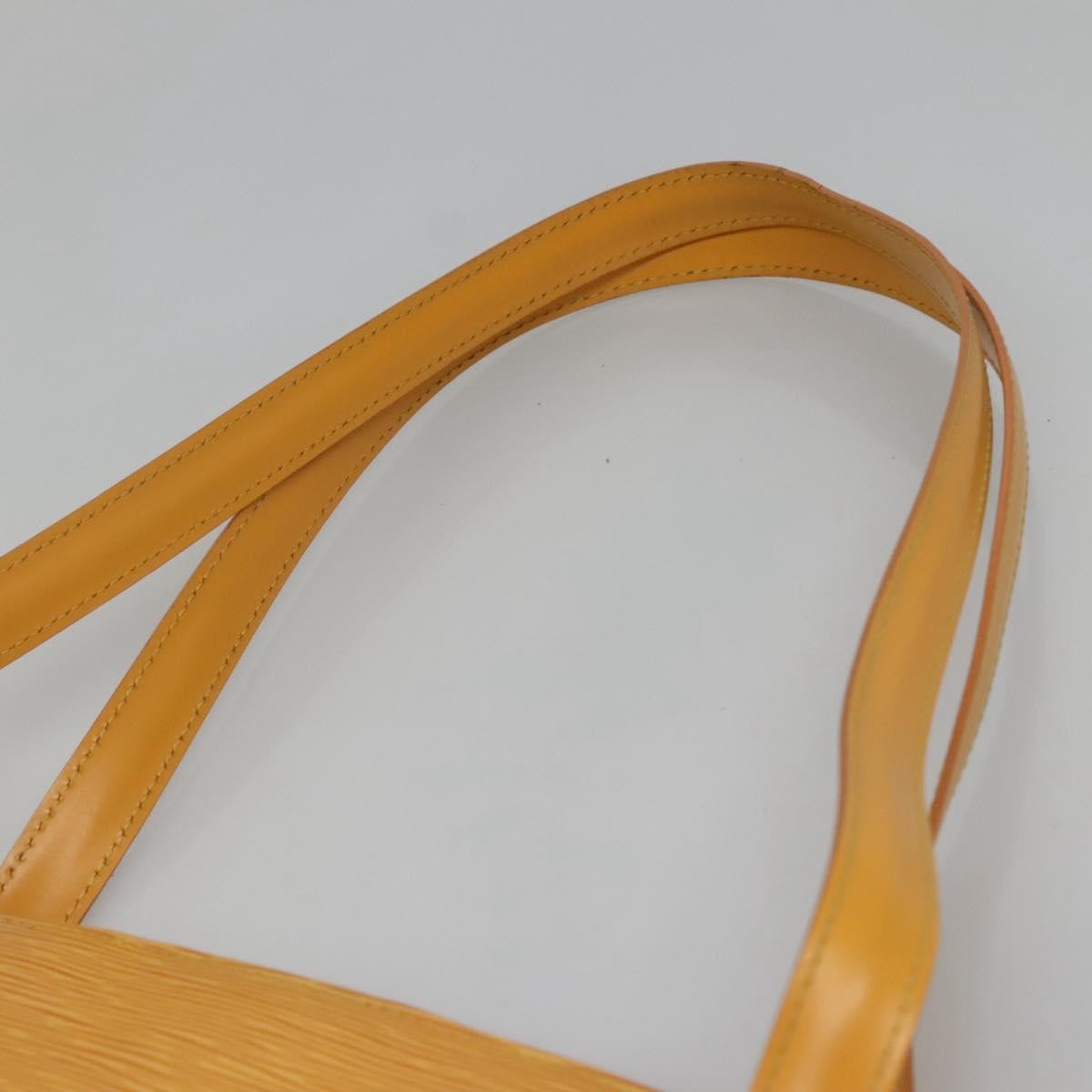 Louis Vuitton Lussac Handbag Epi Leather, YELLOW, LEATHER, Shoulder bag