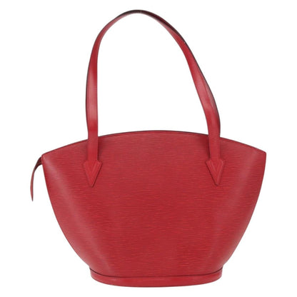 Louis Vuitton Saint Jacques Handbag Epi Leather, RED, LEATHER, Shoulder bag