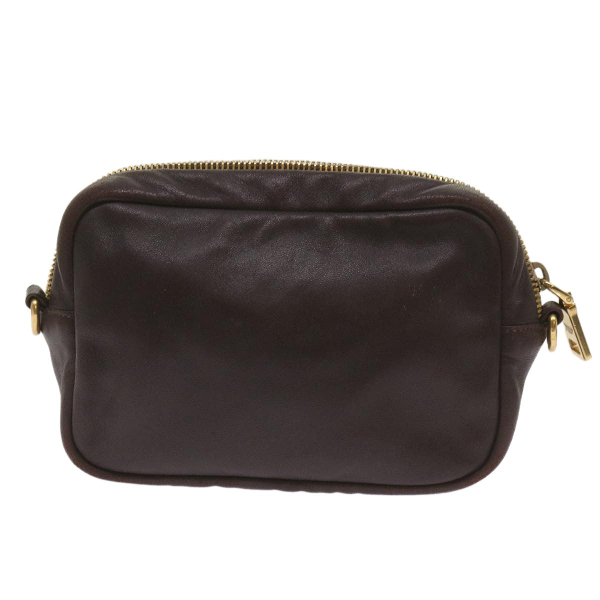 Prada Bow Camera shoulder Bag Leather, ORANGE, LEATHER, Shoulder bag