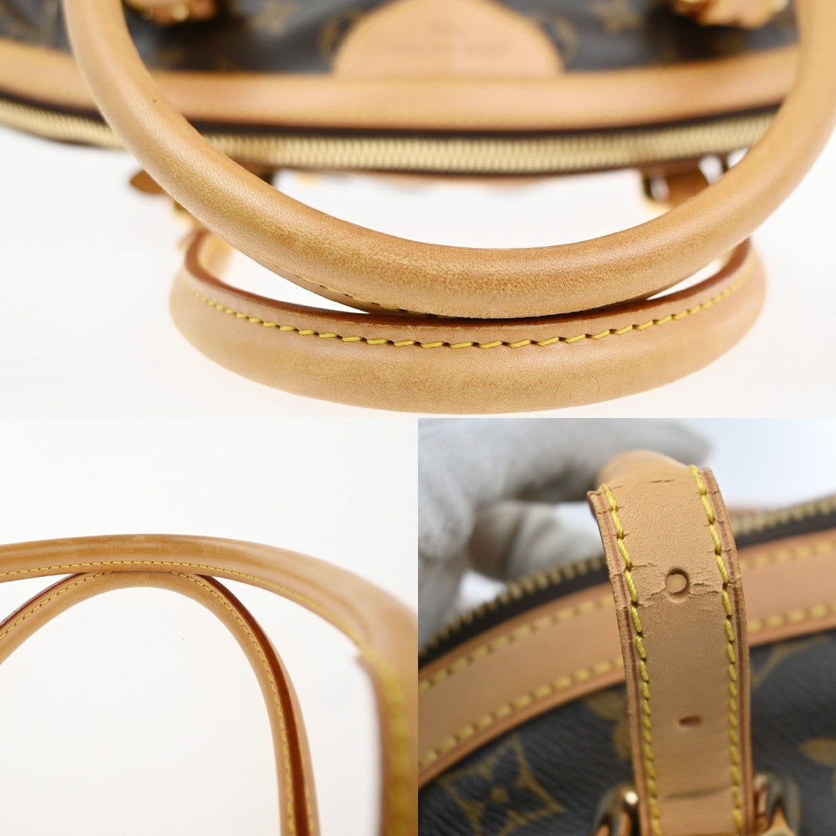 Louis Vuitton Tivoli Handbag Monogram Canvas, BROWN, CANVAS, Shoulder bag