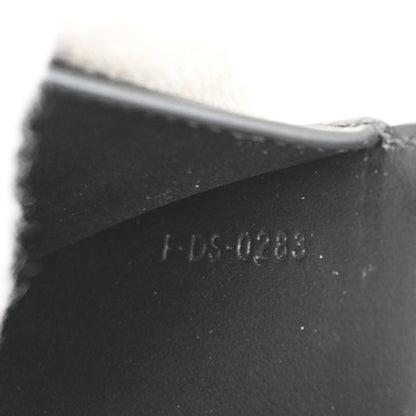 Celine Triomphe Trifold Wallet Leather, BLACK, LEATHER, Wallets