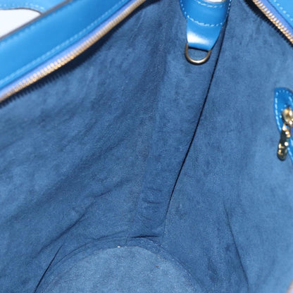 Louis Vuitton Saint Jacques Handbag Epi Leather, BLUE, LEATHER, Shoulder bag