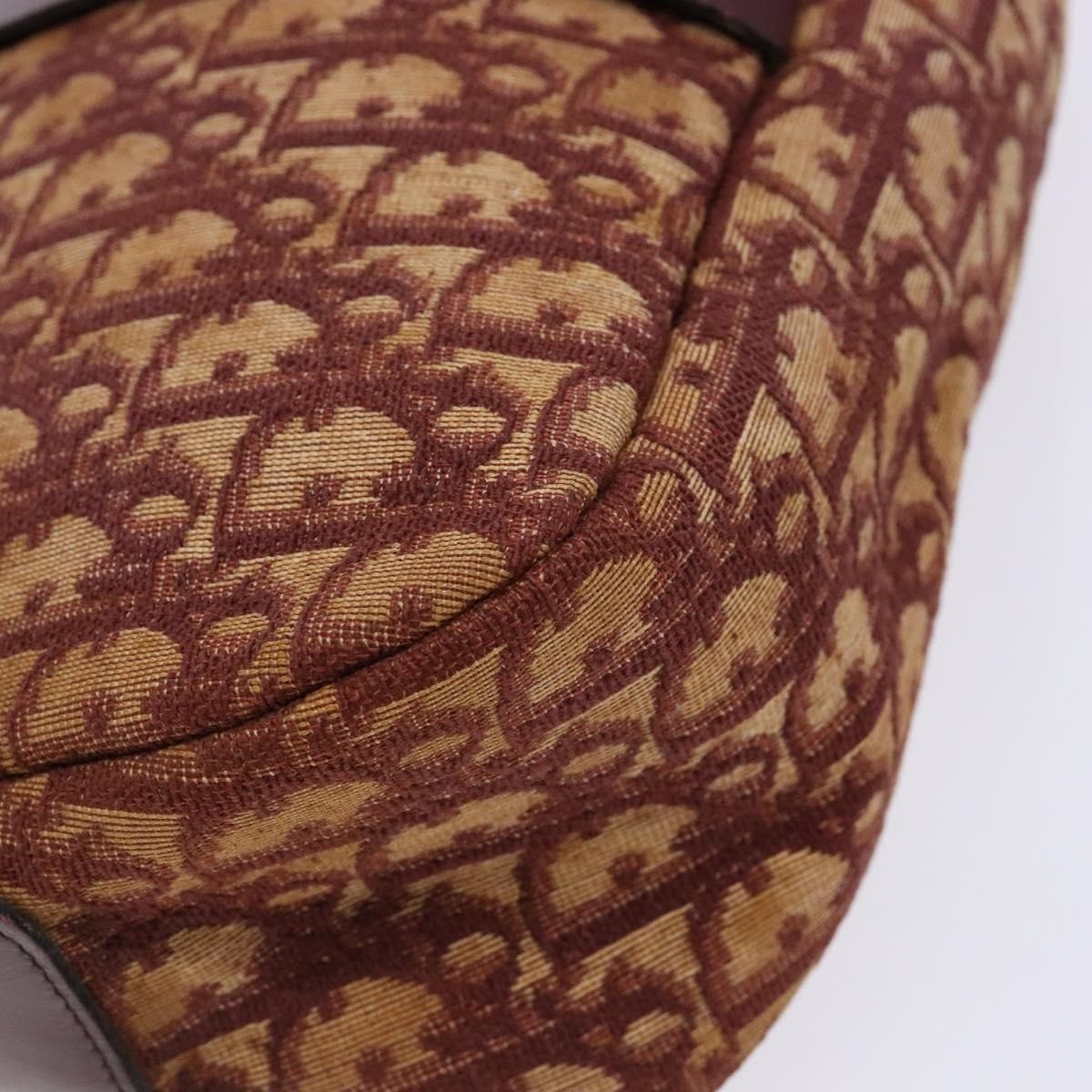 Christian Dior Vintage Trotter Handbag Canvas, RED, CANVAS, Handbag