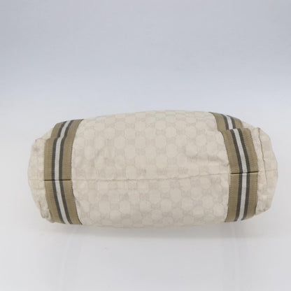 Gucci Original Web Tote GG Canvas, BEIGE, CANVAS, Tote bag