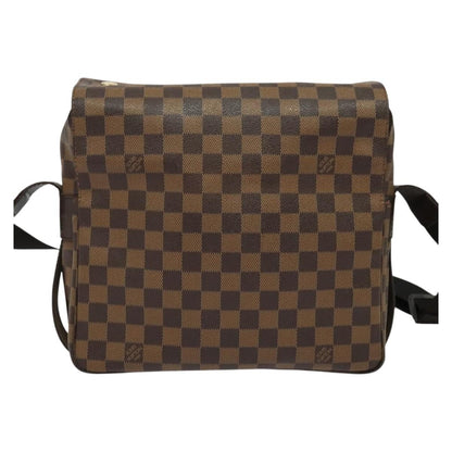 Louis Vuitton Naviglio Handbag Damier, BROWN, CANVAS, Shoulder bag