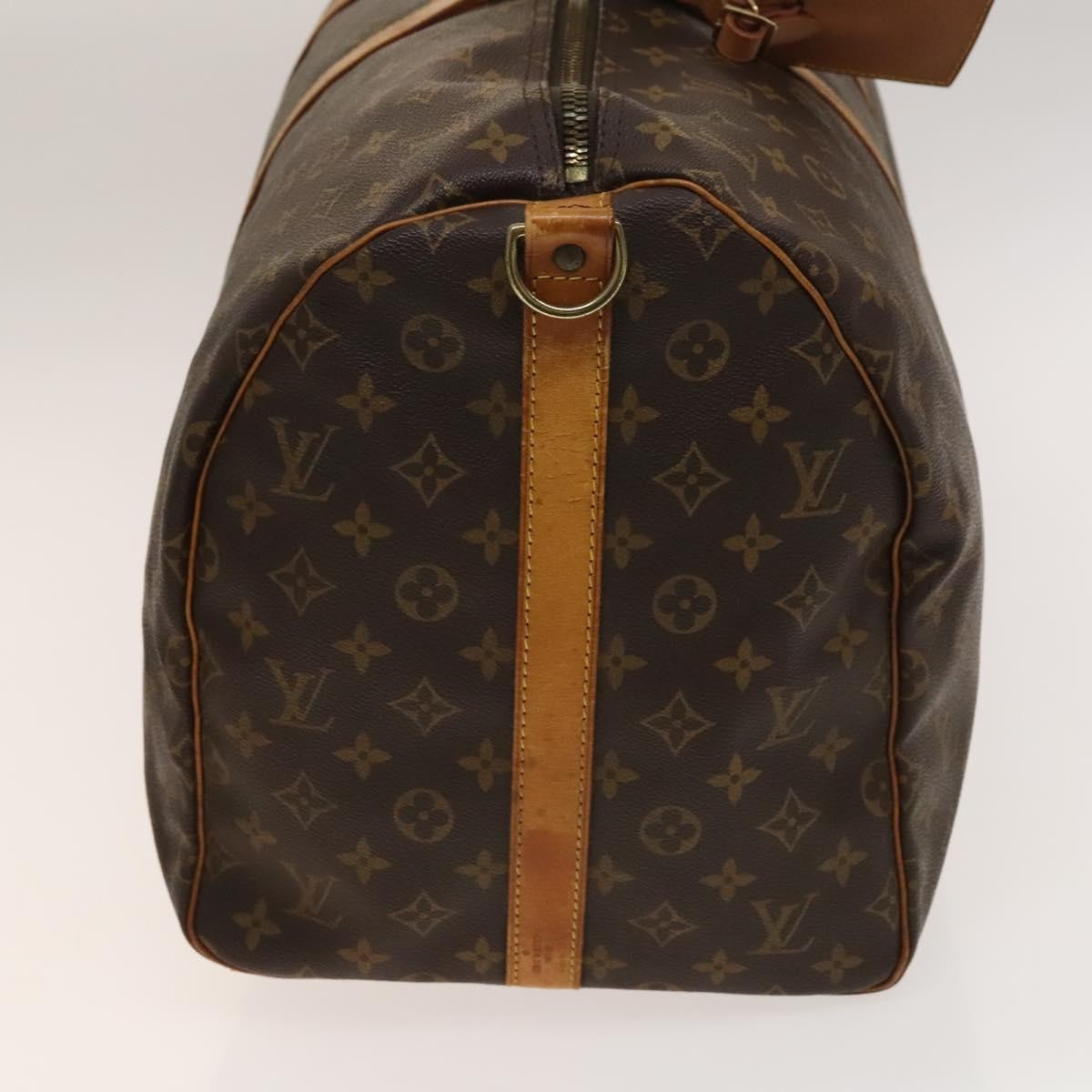 Louis Vuitton Keepall Bag Monogram Canvas, BROWN, CANVAS, Travel bag