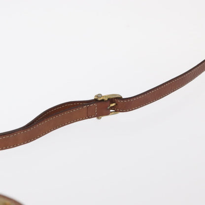 Celine Macadam Shoulder Bag Canvas, BROWN, CANVAS, Shoulder bag