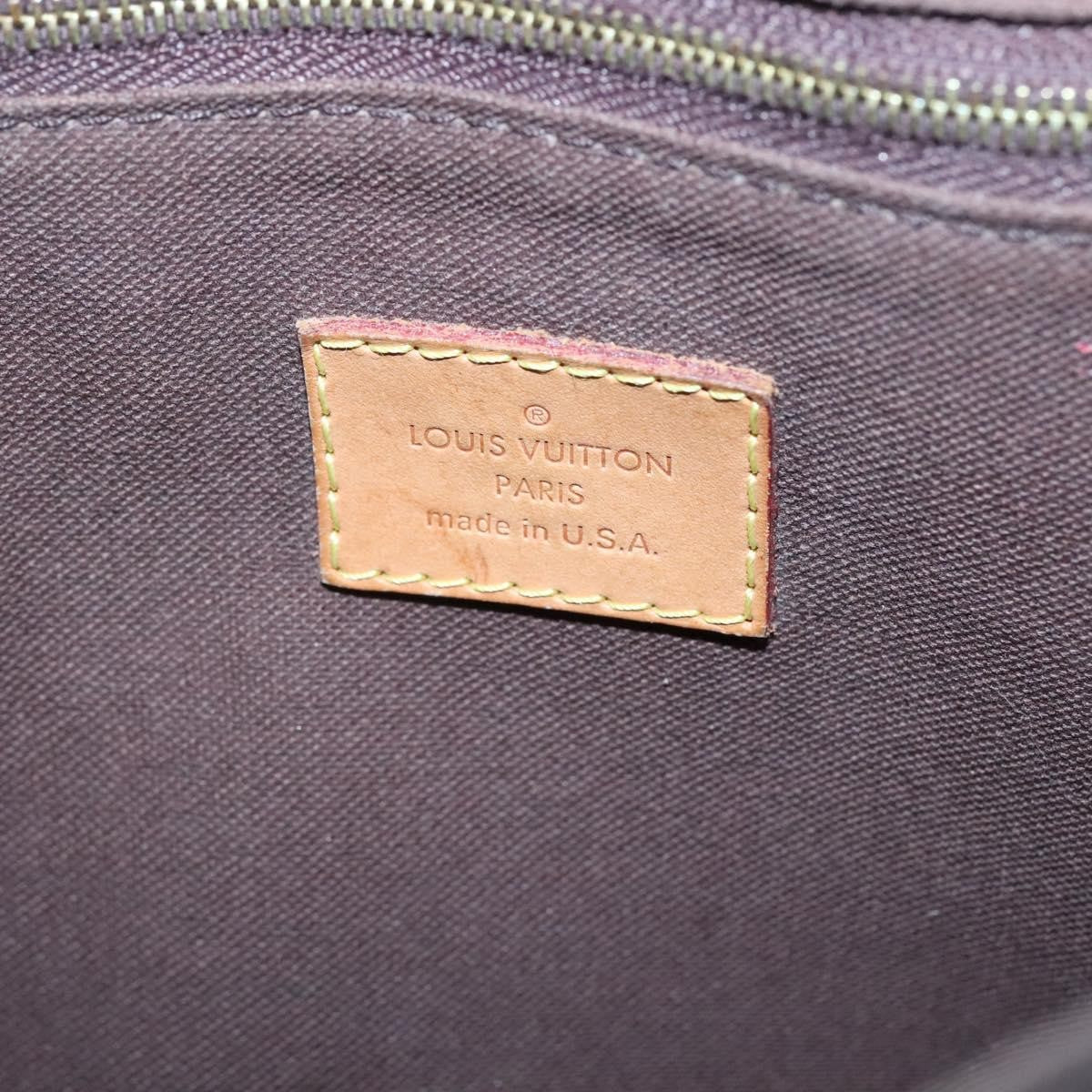 Louis Vuitton Menilmontant Handbag Monogram Canvas, BROWN, CANVAS, Shoulder bag