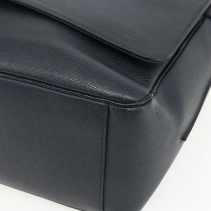 Louis Vuitton Roman Handbag Taiga Leather, NAVY, LEATHER, Shoulder bag