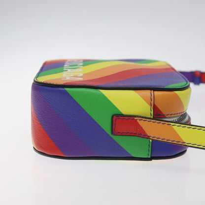 Balenciaga Everyday Camera Bag Printed Leather, MULTICOLOUR, LEATHER, Shoulder bag