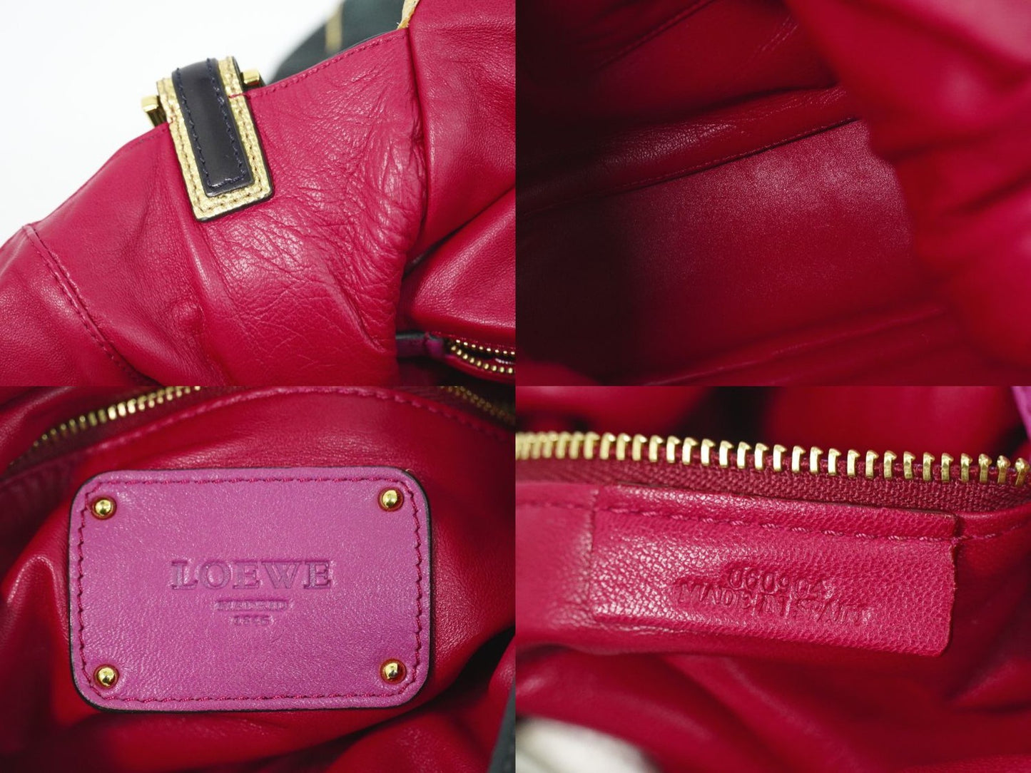 Loewe Anagram Shoulder Bag Suede, Black, Suede, Shoulder Bag