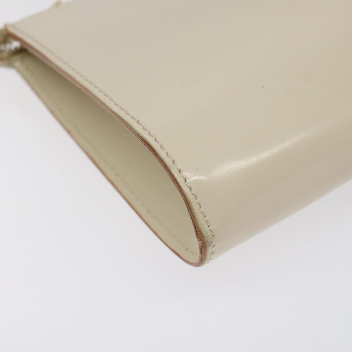 Salvatore Ferragamo Gancini Shoulder Bag Leather, BEIGE, LEATHER, Shoulder bag