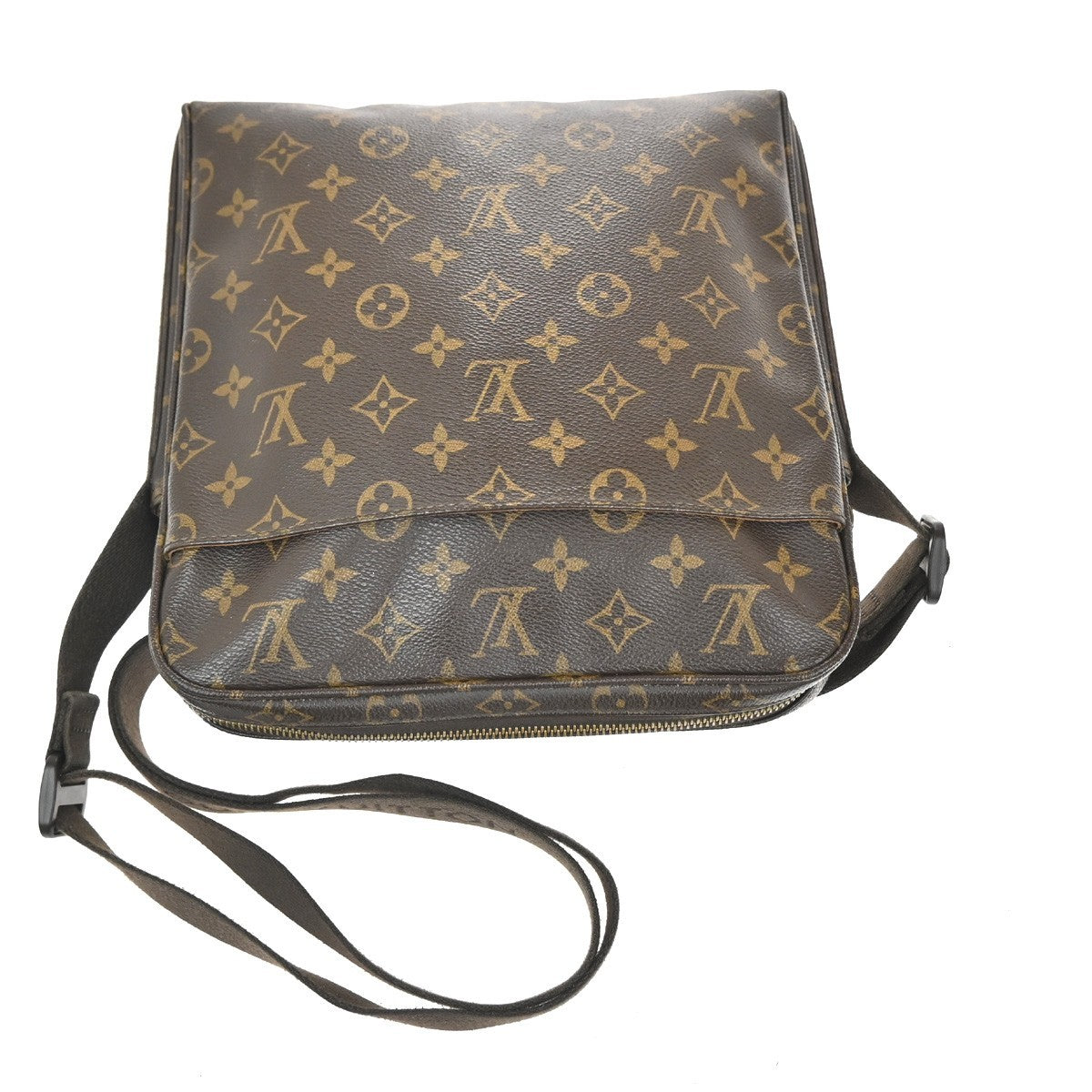 Louis Vuitton Trotteur Beaubourg Handbag Monogram Canvas, BROWN, CANVAS, Shoulder bag