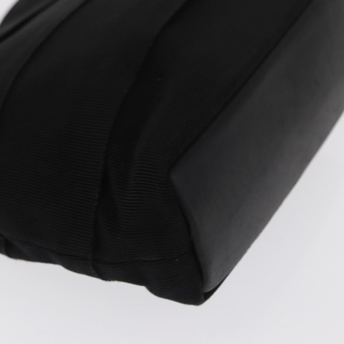 Salvatore Ferragamo Vala Clutch bag Nylon, BLACK, NYLON, Clutche & pouche