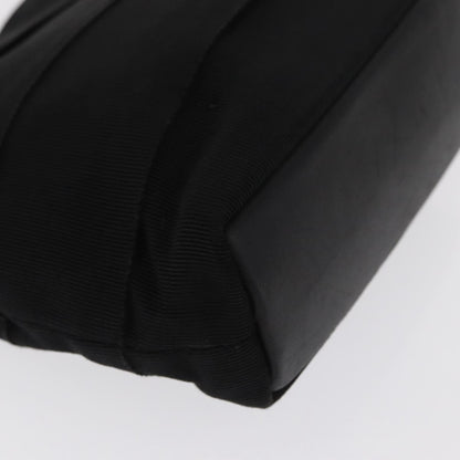 Salvatore Ferragamo Vala Clutch bag Nylon, BLACK, NYLON, Clutche & pouche