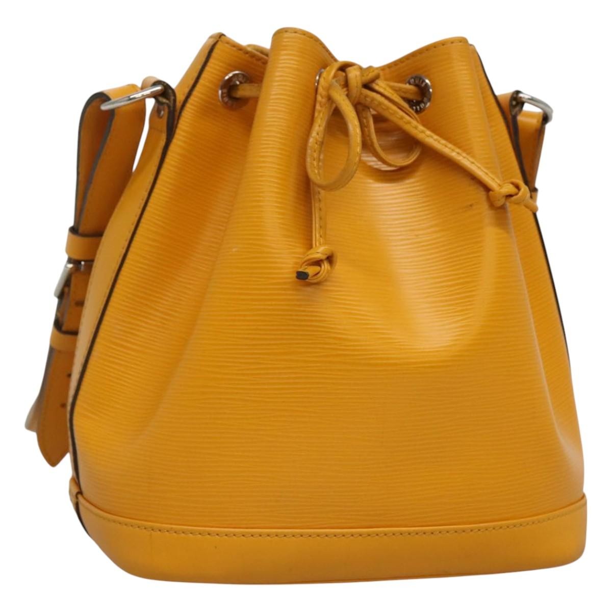 Louis Vuitton Petit Noe NM Handbag Epi Leather, Yellow, Leather, Shoulder Bag