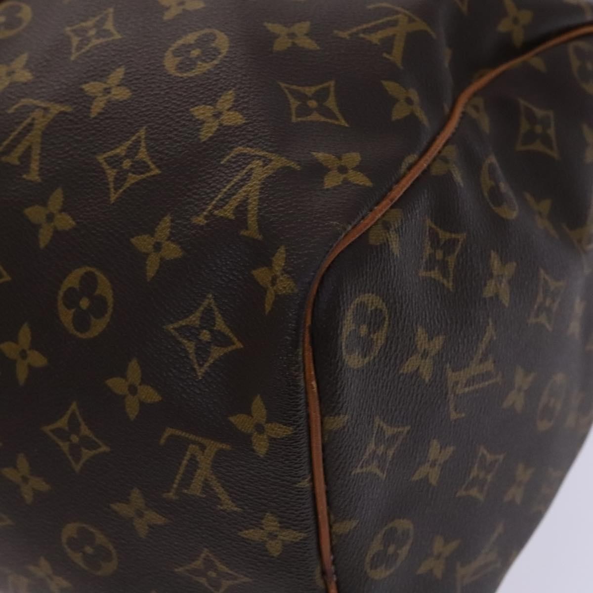Louis Vuitton Keepall Bag Monogram Canvas, BROWN, CANVAS, Travel bag