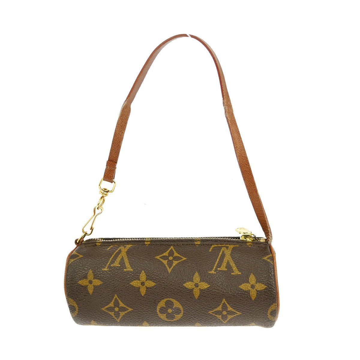 Louis Vuitton Papillon Pochette Monogram Canvas, BROWN, CANVAS, Clutche & pouche