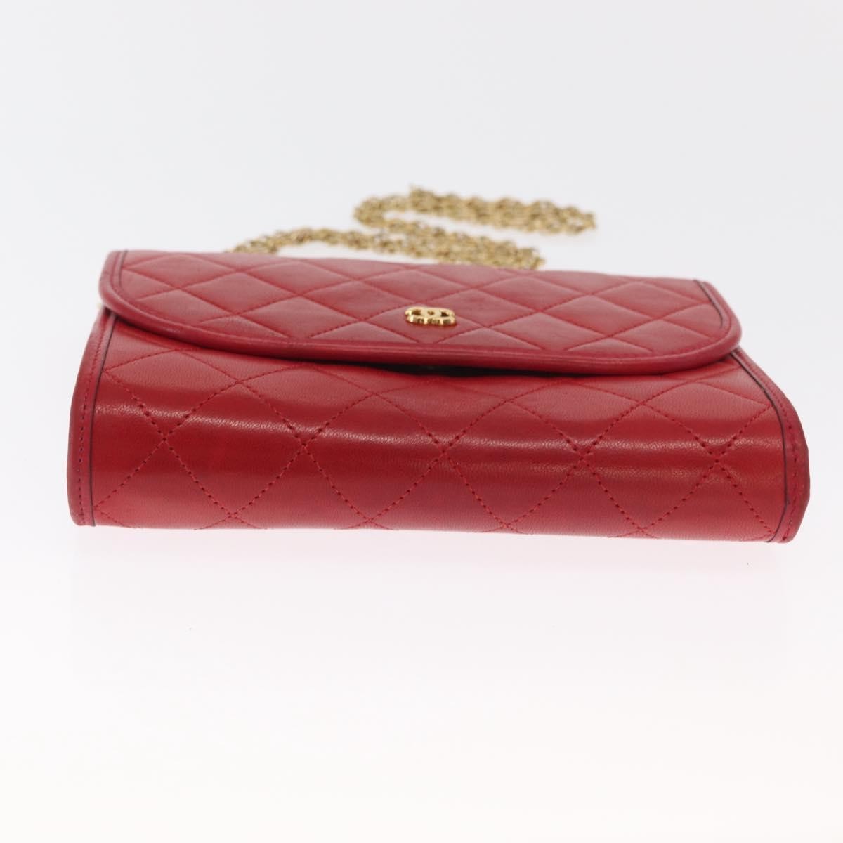 Chanel Vintage Clutch Leather, RED, LEATHER, Clutche & pouche