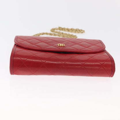 Chanel Vintage Clutch Leather, RED, LEATHER, Clutche & pouche