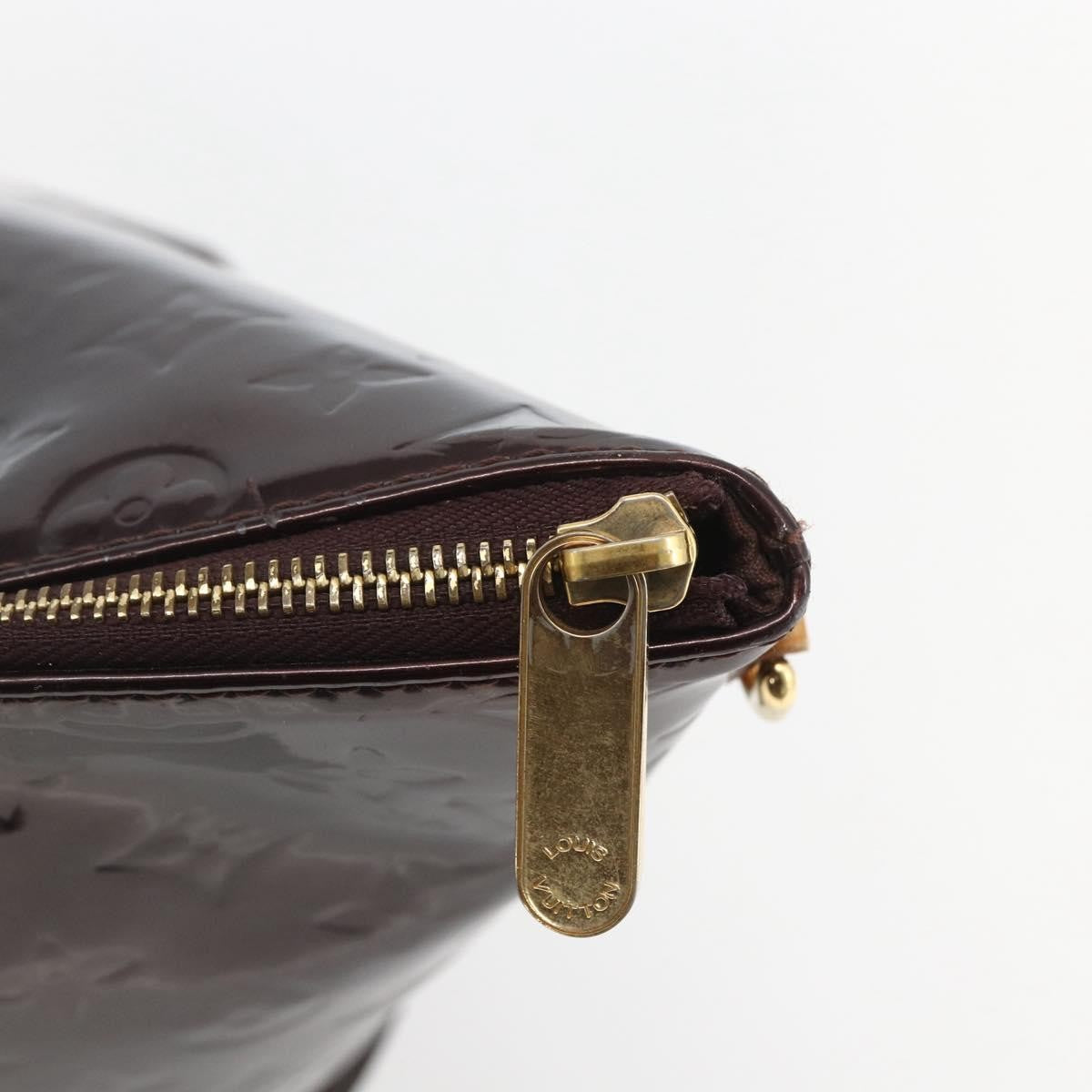 Louis Vuitton Bellevue Handbag Monogram Vernis, BURGUNDY, PATENT_LEATHER, Tote bag